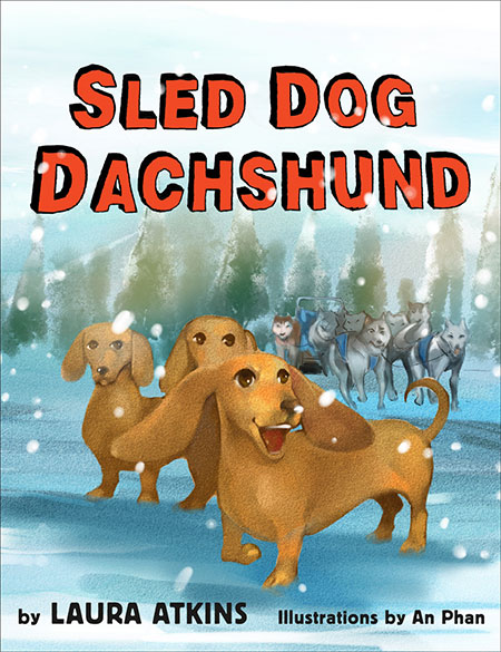 Sled Dog Dachshund Book Cover